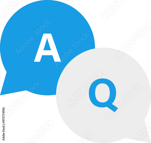 Question and Answer Speech Bubbles