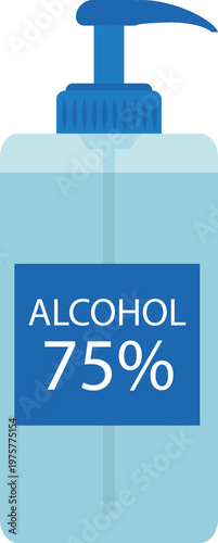 Alcohol Hand Sanitizer Bottle