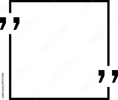 Quotation Marks Graphic Element