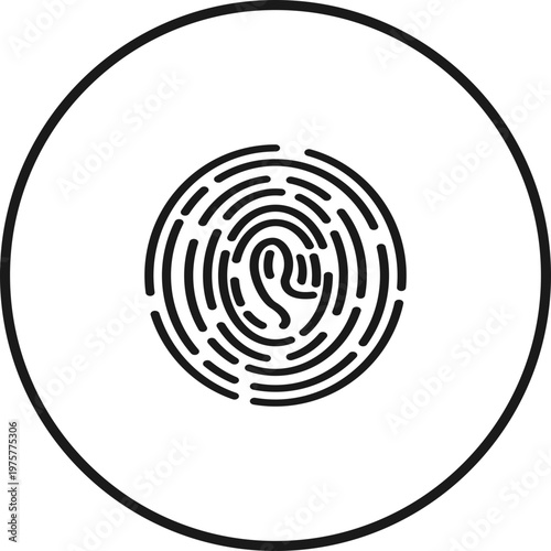 Fingerprint Icon for Security