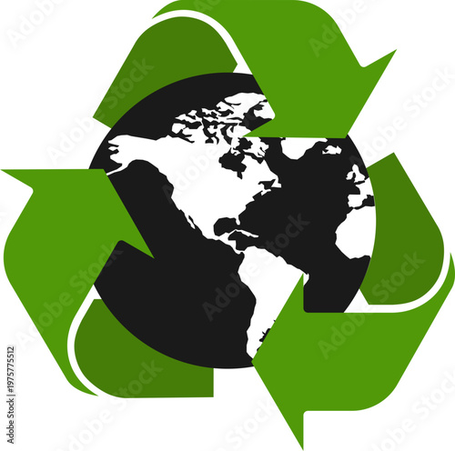 Earth Recycling Symbol