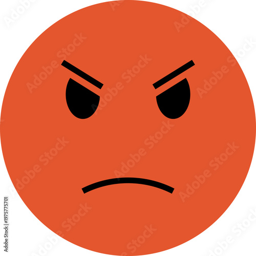 Angry Emoji Face