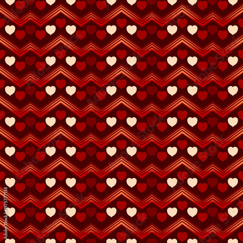 heart fabric pattern seamless geometric design.