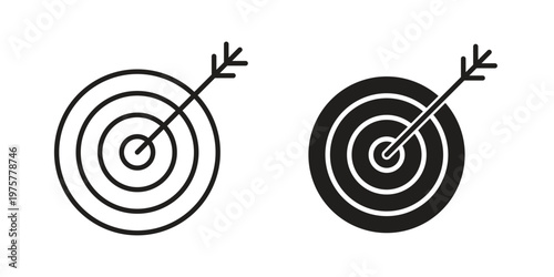 Bulls eye icon for web and application. EPS10