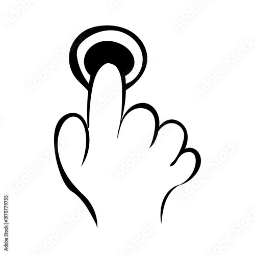 Einen Knopf drücken 