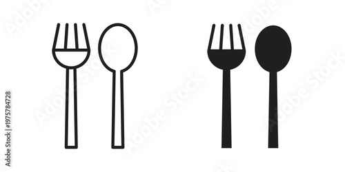 Cutlery icon for web and application. EPS10