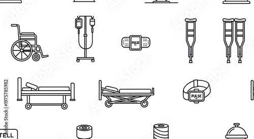 Medical equipment for patient care.