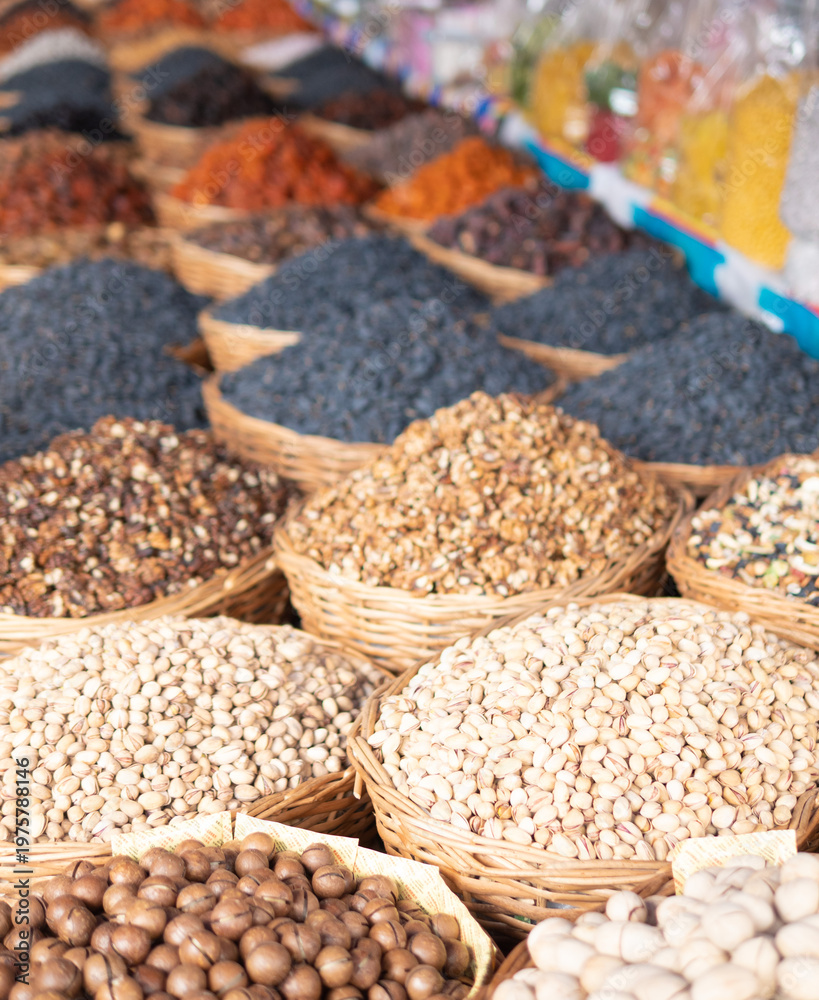 Obraz premium Dried fruits and nuts