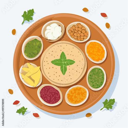 Äthiopische Injera Bowl