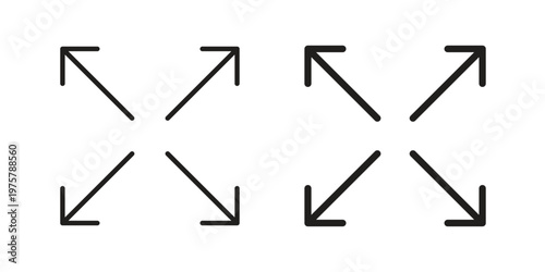 Expand icon for web and application. EPS10