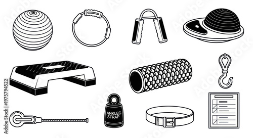 Tableau sur toile Collection of various metal fasteners.