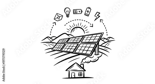 Renewable Energy Solar Power Home
