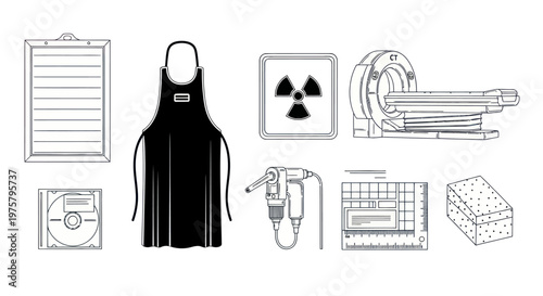 Nuclear power plant worker protective suit.