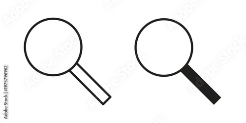 Loupe icon for web and application. EPS10