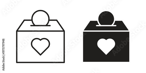 Money donation icon for web and application. EPS10