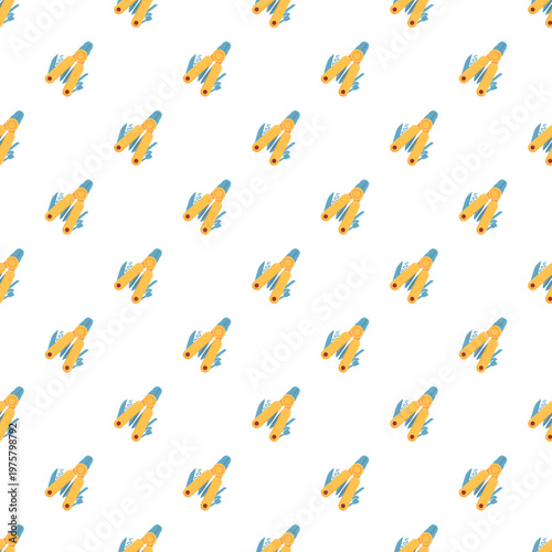 Repeating pattern showing yellow and blue utility multitools