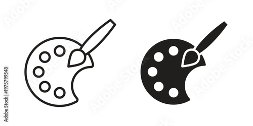 Paint icon for web and application. EPS10