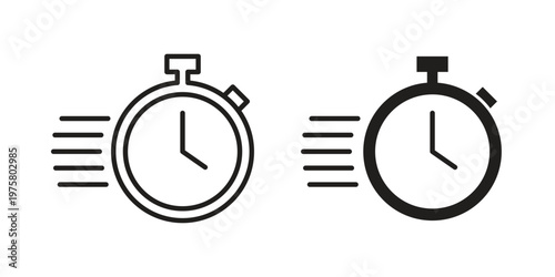 Quick time icon for web and application. EPS10