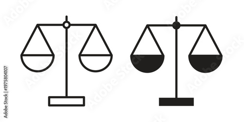 Scale icon for web and application. EPS10