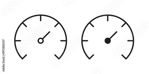 Speedometer icon for web and application. EPS10