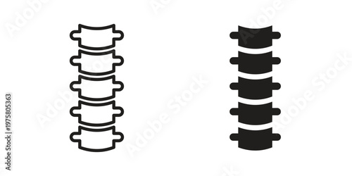 Spine icon for web and application. EPS10
