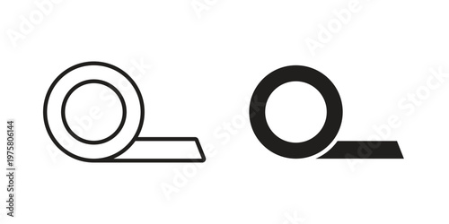 Tape icon for web and application. EPS10