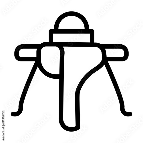 conch shell line icon