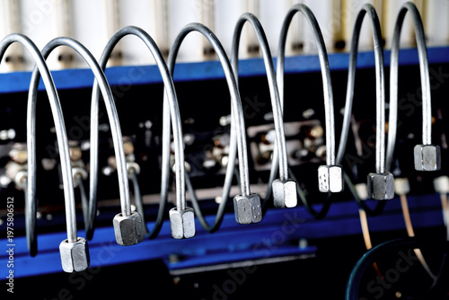 Bild auf Leinwand repair and maintenance of fuel pump, adjustment of fuel pump operation after rep