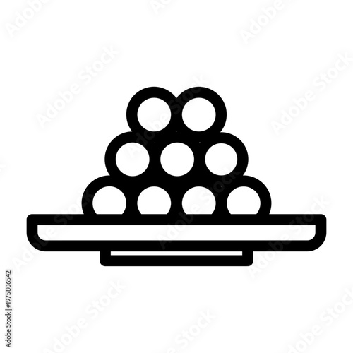 laddu line icon