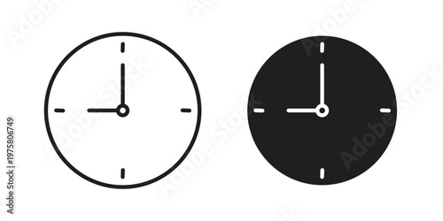 Time icon for web and application. EPS10