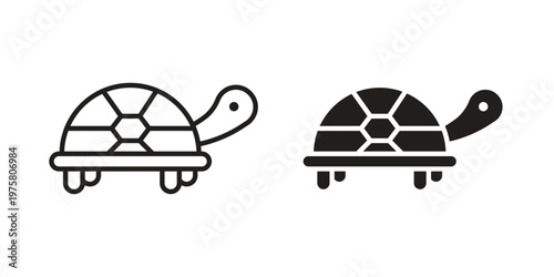 Tortoise icon for web and application. EPS10