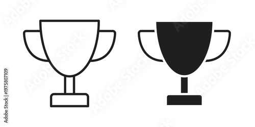 Trophy icon for web and application. EPS10