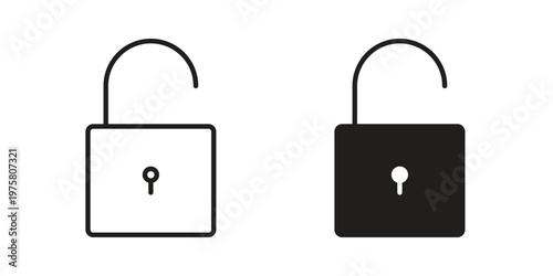 Unblocked icon for web and application. EPS10