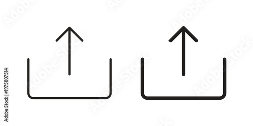 Upload icon for web and application. EPS10