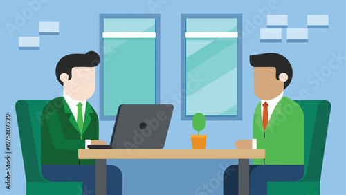 Business meeting, office conversation, coworkers discussion, teamwork vector