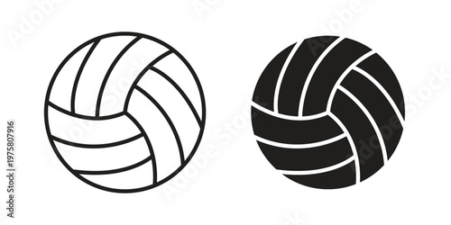 Volley ball icon for web and application. EPS10