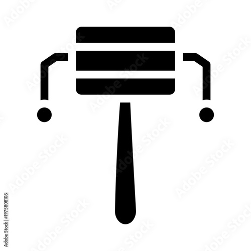 rattle glyph icon