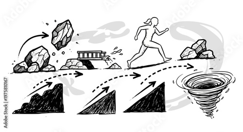 Weather disaster stages, natural hazard progression