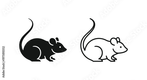 Cartoon Rats Vector Designs for Projects Vector