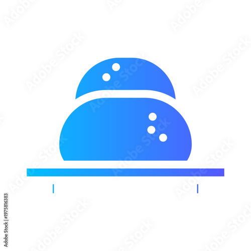 stacked stones gradient icon