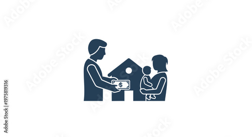 Family Receiving House Keys.