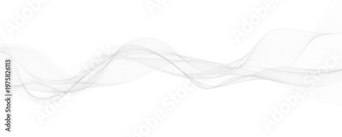 Abstract Grey Wave Background