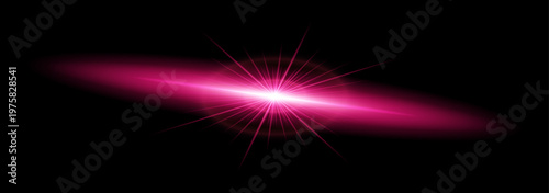 Photos vibrant pink energy burst a dynamic abstract light explosion on black background
