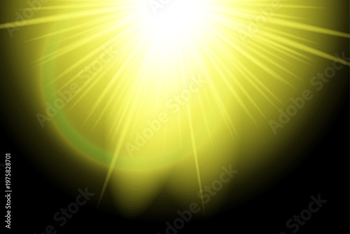 golden sunlight burst a radiant and energetic abstract light display description a vibrant abstract image featuring a bright golden light source