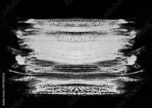 Grunge black oil paint brush stroke texture design poster.  Watercolor isolated on white background. light dark texture. Hand drawn high resolution texture for posters, postcards, prints design.