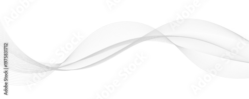 Abstract Grey Wave Background