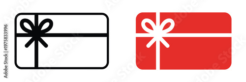 Set of gift card icons vector illustration featuring shopping gift cards, vouchers, reward and loyalty cards flat minimal design isolated