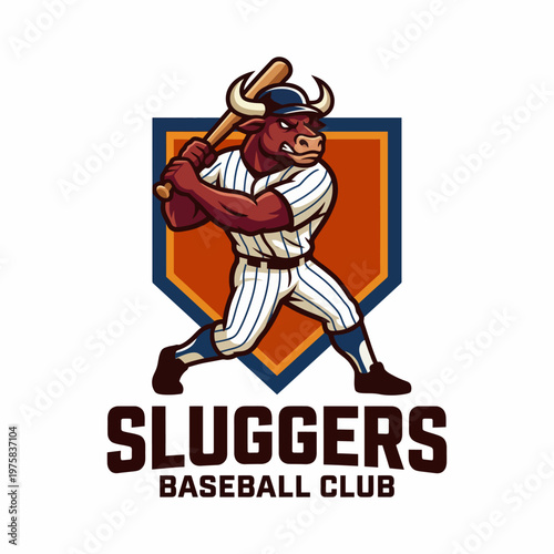 The image captures an intense baseball player poised to swing his bat, representing passion, athleticism, and the competitive spirit of sports with a lively and engaging design.