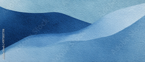 Blue azure turquoise abstract watercolor background for textures backgrounds and web banners design. Abstract  background blue colors. Watercolor painting with turquoise sea waves pattern gradient.