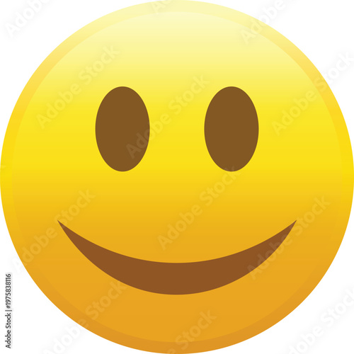 Yellow Happy Smiley Face Icon